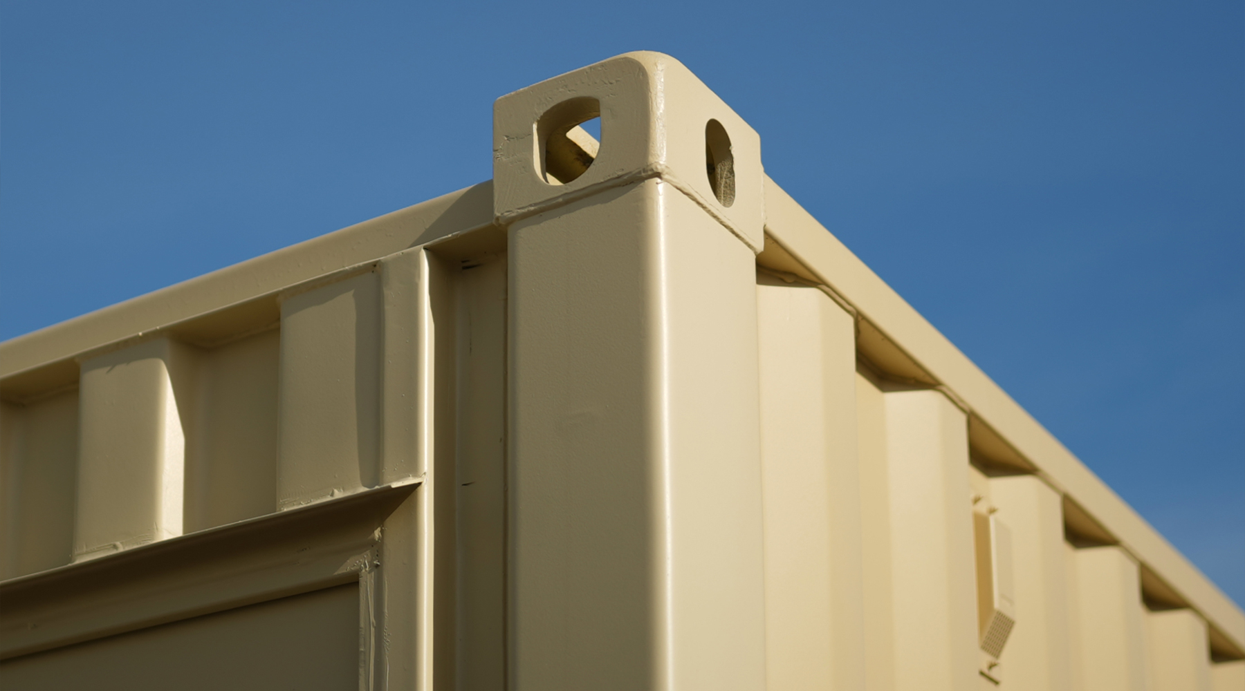 blue used 20ft shipping container for sale, buy used shipping containers, wind and water tight shipping container, WWT shipping container, conex container for sale